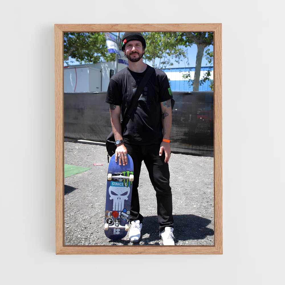 Poster Chris cole – affiche Skateboard (vue 4)